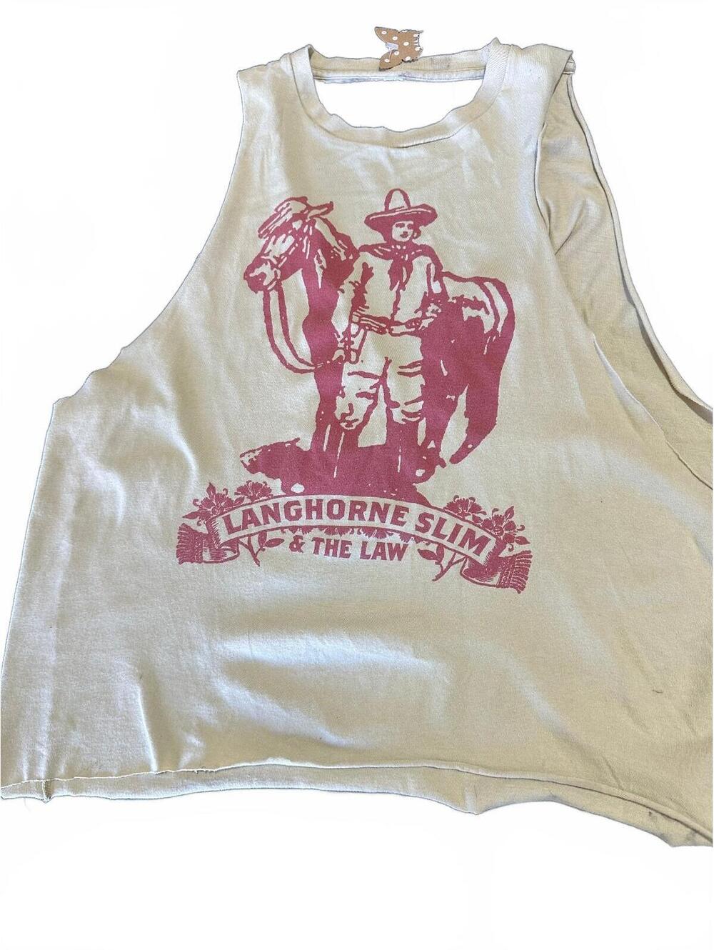 Vintage Langhorne Slim & The Law Tank Top NWT